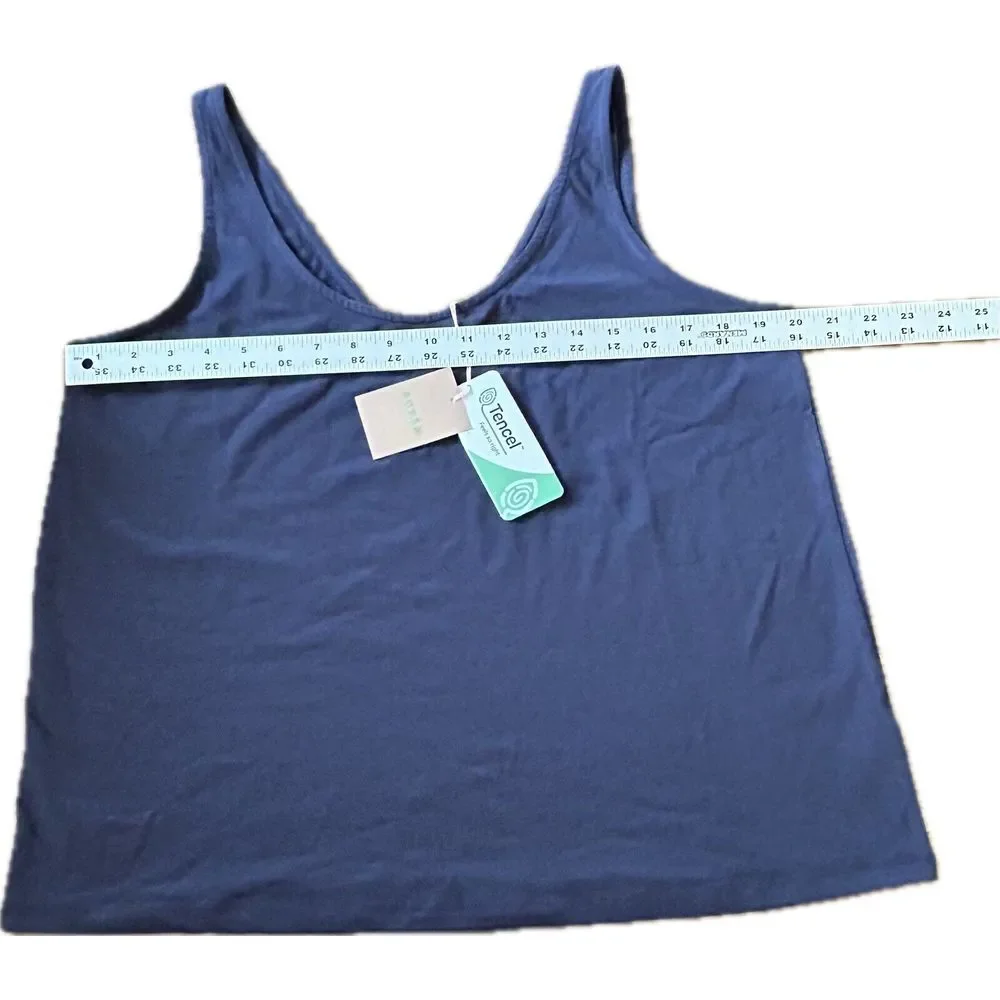 NEW Boden Women's Navy Blue Sleeveless Tank Top Black Size 16‎ / US 12 - Picture 4 of 9